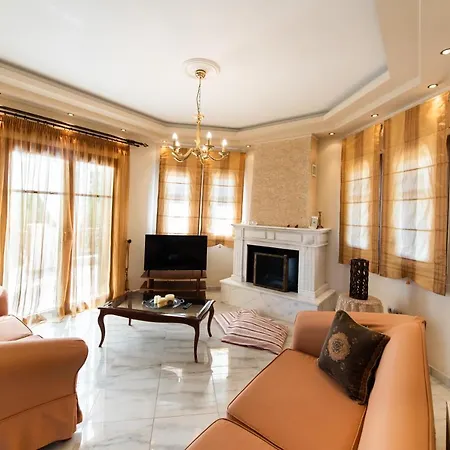 Luxury Rustic Mountain View Villa Lefkada City