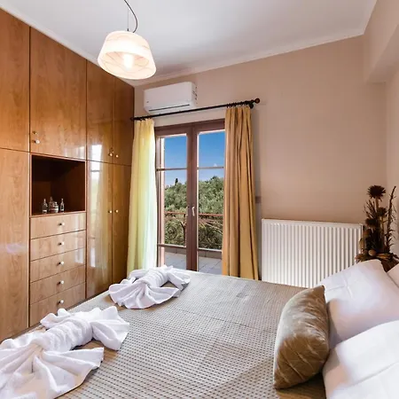 빌라 Luxury Rustic Mountain View Lefkáda